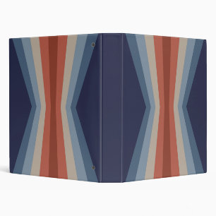 Rainbow reflection in retro style binder