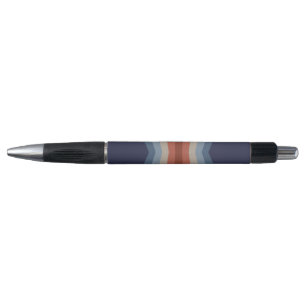 Rainbow reflection in retro style pen
