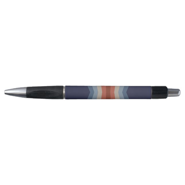 Rainbow reflection in retro style pen (Front)
