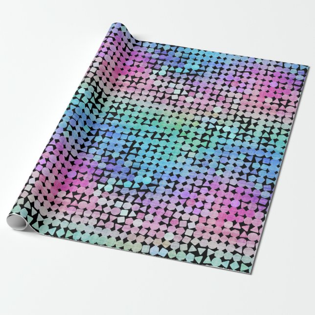rainbow regen : wrapping paper (Unrolled)