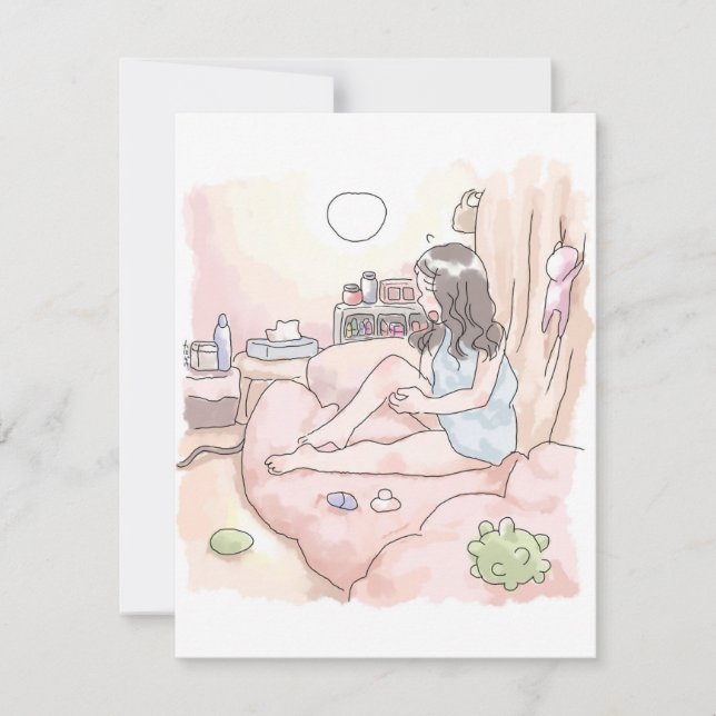Rainbow Relaxation Card (Front)