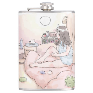 Rainbow Relaxation Hip Flask