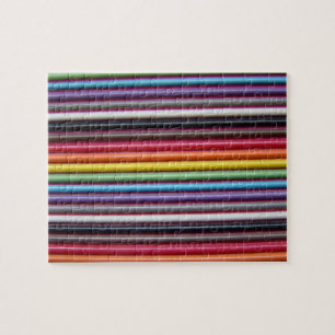 Rainbow Ribbon Cable Jigsaw Puzzle