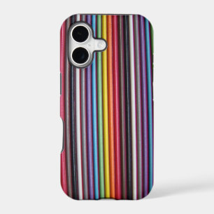 Rainbow Ribbon Cable Texture iPhone 5 Case