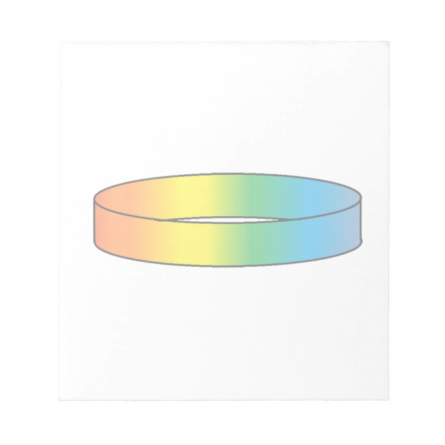 Rainbow Ring Notepad (Front)