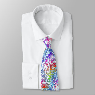 Rainbow Ripple Tie