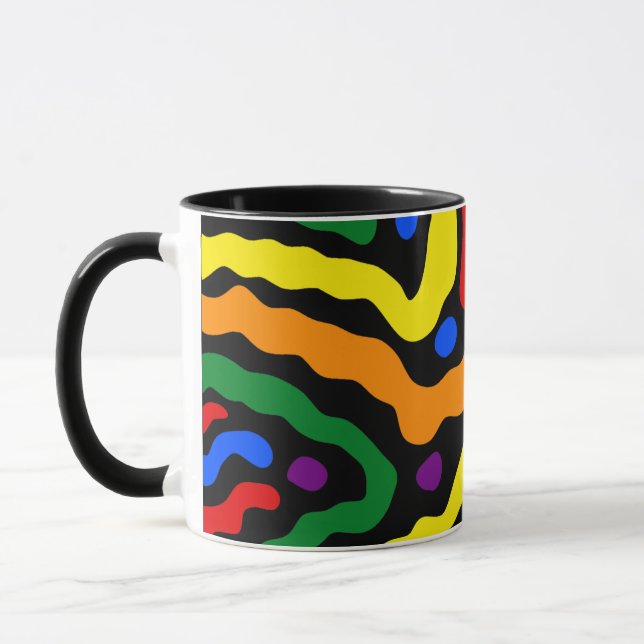 Rainbow Rivers Mug (Left)