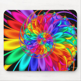 Rainbow Road Mouse Pad