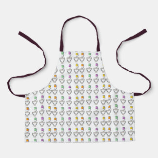 Rainbow Robins Apron