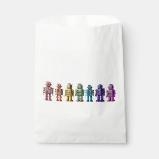 Rainbow Robots Favour Bag