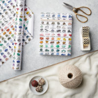Rainbow Rocks Crystal Collection Wrapping Paper
