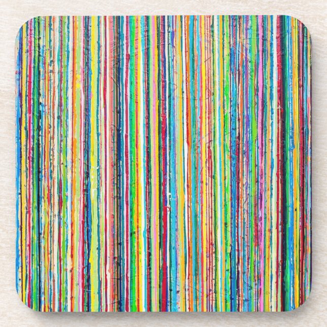 Rainbow Roll Set of 6 Coasters (Front)