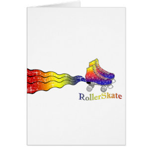 Rainbow Rollerskates