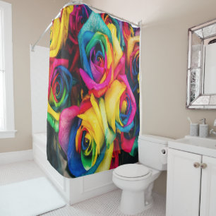 Rainbow Roses Bouquet