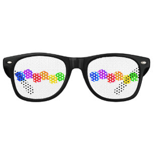 Rainbow Roses   Retro Sunglasses