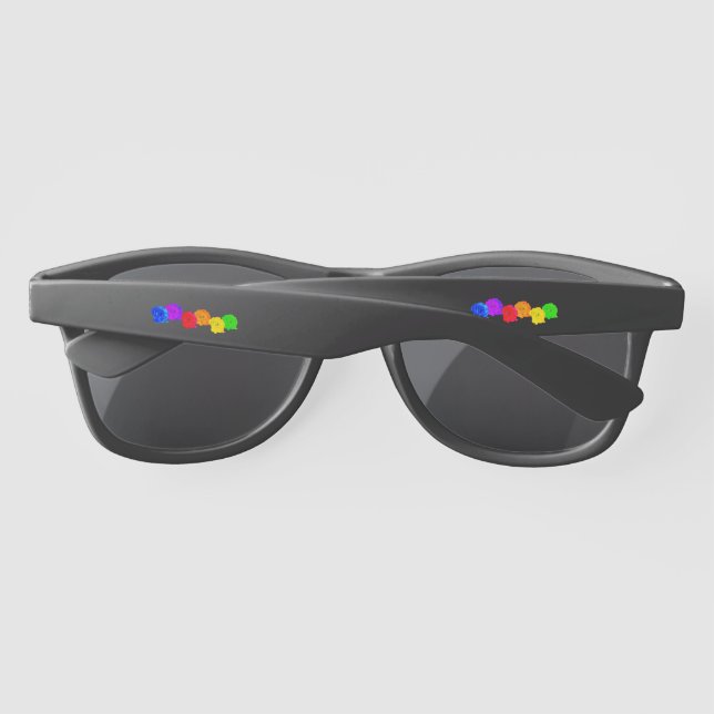 Rainbow Roses  Sunglasses (Back)