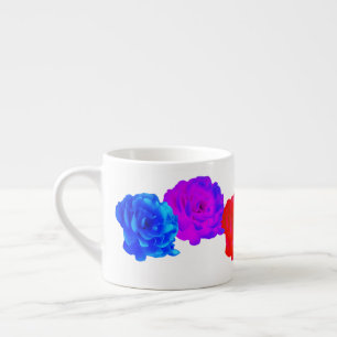 Rainbow Roses Sweet Delight   Espresso Cup