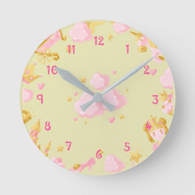 Rainbow Round Clock (Front)