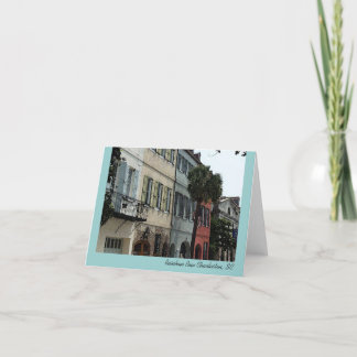 Rainbow Row Note Card