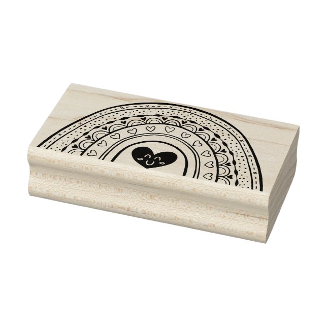 Rainbow Rubber Stamp (Stamp)