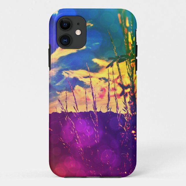 Rainbow Rural Skies iPhone 5 Coque (Dos)