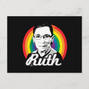 Rainbow Ruth - LGBT Politics - Postcard