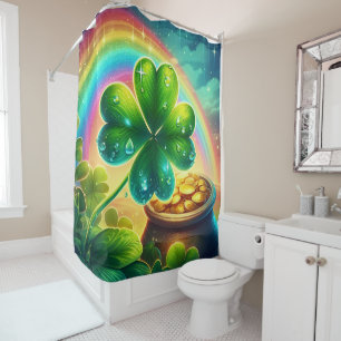 Rainbow Saint Patrick's Day clover