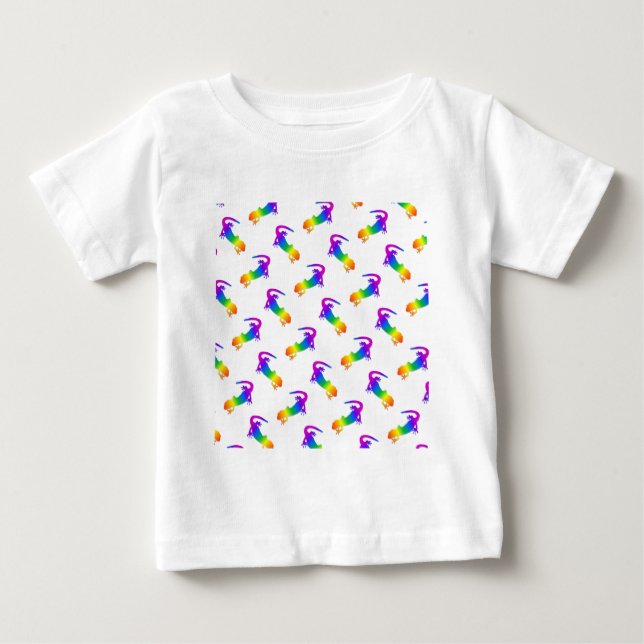 Rainbow Salamander Baby T-Shirt (Front)