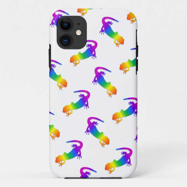 Rainbow Salamander Case-Mate iPhone Case (Back)