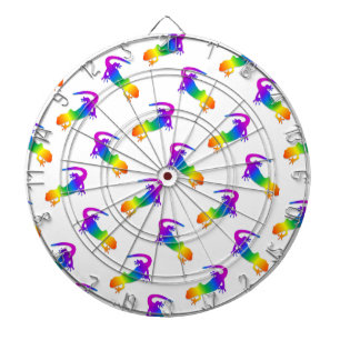 Rainbow Salamander Dartboard