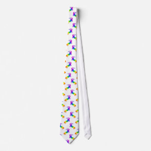 Rainbow Salamander Tie