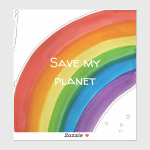 RAINBOW Save my planet (customizable)
