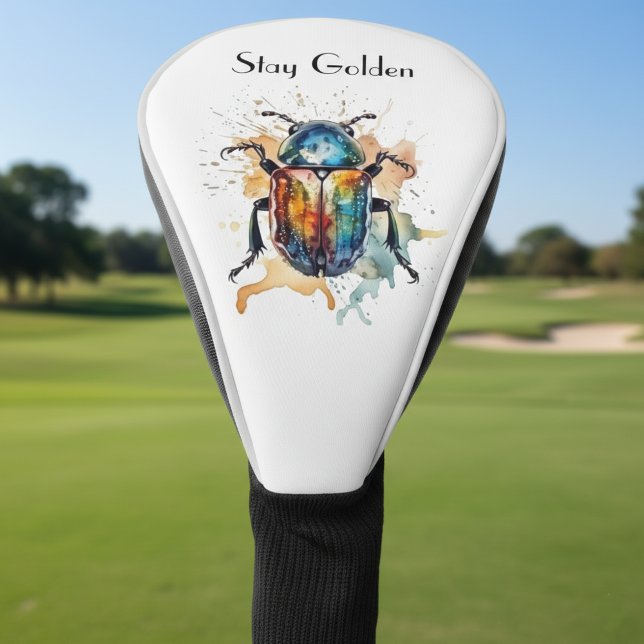 Rainbow Scarab, custom Golf Head Cover (Creator Uploaded)