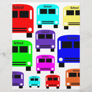 rainbow school buses