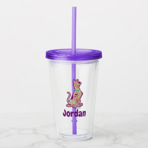 Rainbow Scooby-Doo Acrylic Tumbler