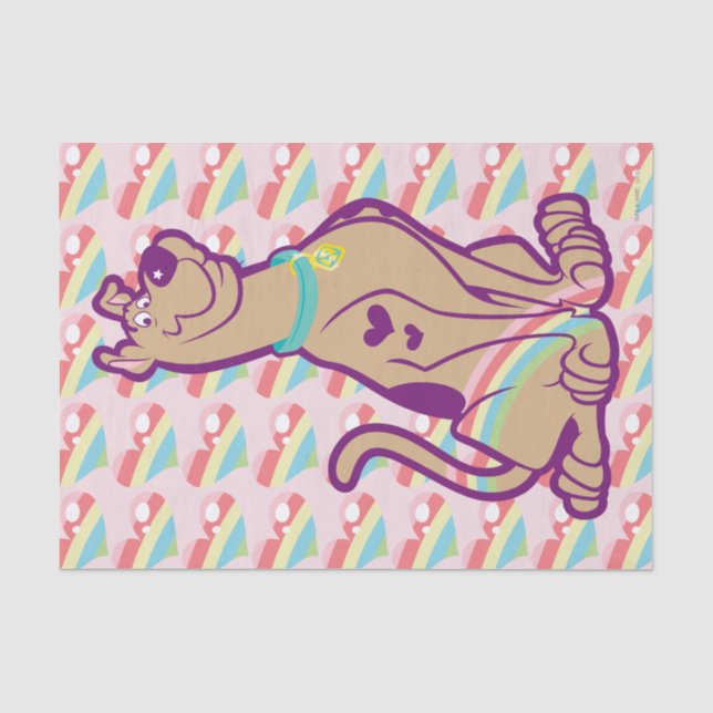 Rainbow Scooby-Doo Tissue Paper (Front)