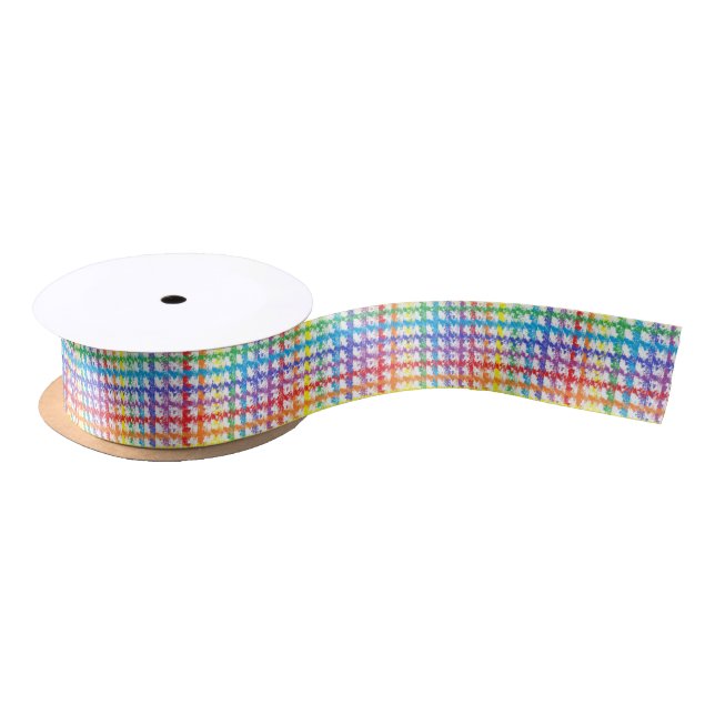 Rainbow Scratch Ribbon Satin Ribbon (Spool)