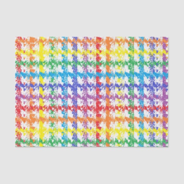 Rainbow Scratch Tissue Paper (Front)