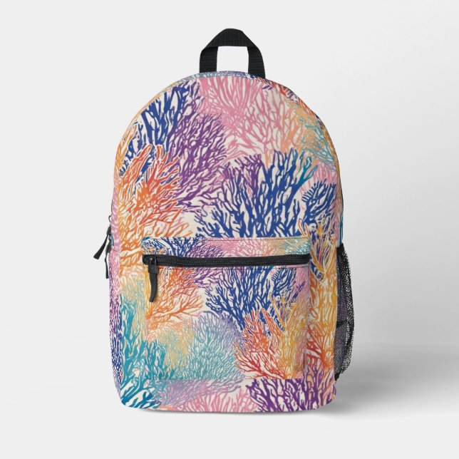 Rainbow Sea Fan Garden - Backpack (Front)