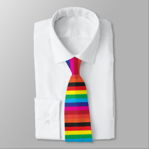 rainbow seamless tie