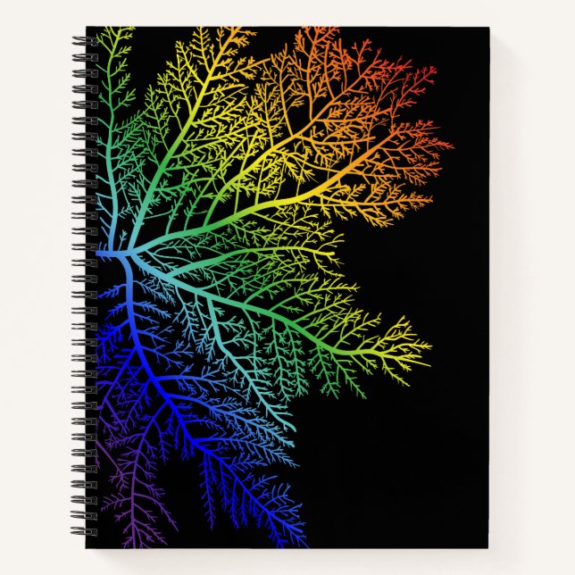Rainbow Seaweed Pride Spiral Carnet (Devant)