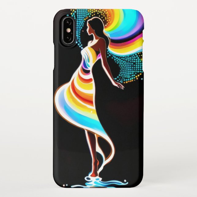 Rainbow serenity iPhone XS Max Cases (Back)