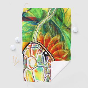Rainbow Serpant  Golf Towel