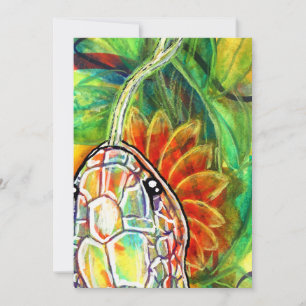 Rainbow Serpant  Invitation