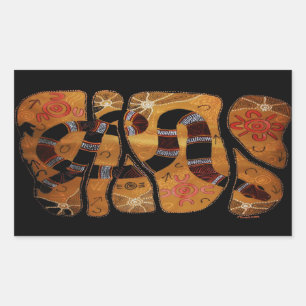 Rainbow Serpent Dreaming Stickers