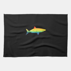 Rainbow Shark Gay Pride Flag LGBT LGBTQ Tank Top Kitchen Towel