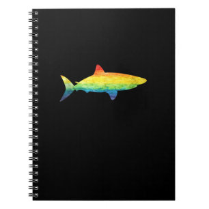 Rainbow Shark Gay Pride Flag LGBT LGBTQ Tank Top Notebook