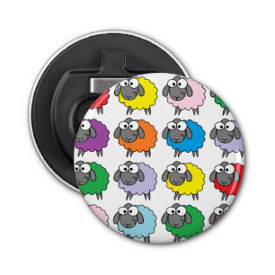 Rainbow Sheep Bottle Opener