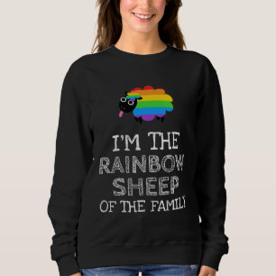 Rainbow Sheep Heart Pride LGTB Love For Pride Mont Sweatshirt
