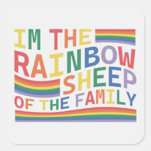 Rainbow Sheep LGBT Sticker